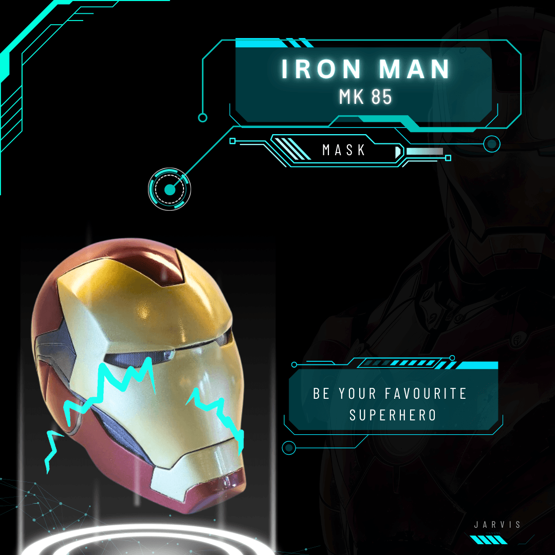 Iron Man Helmet – Marvel Superhero Cosplay Mask