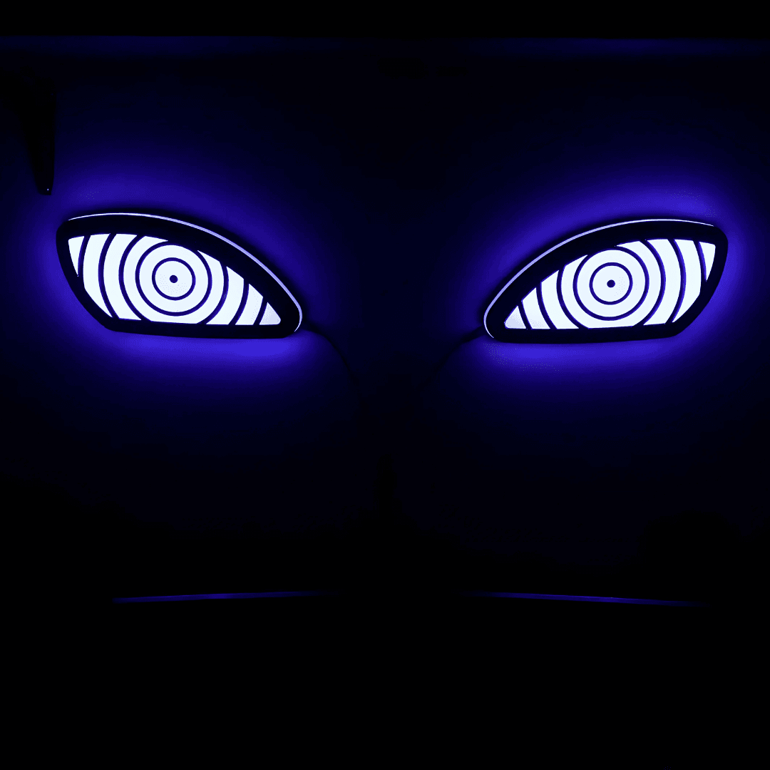 Rinnegan LED Light Box – Naruto Anime Glow Sign