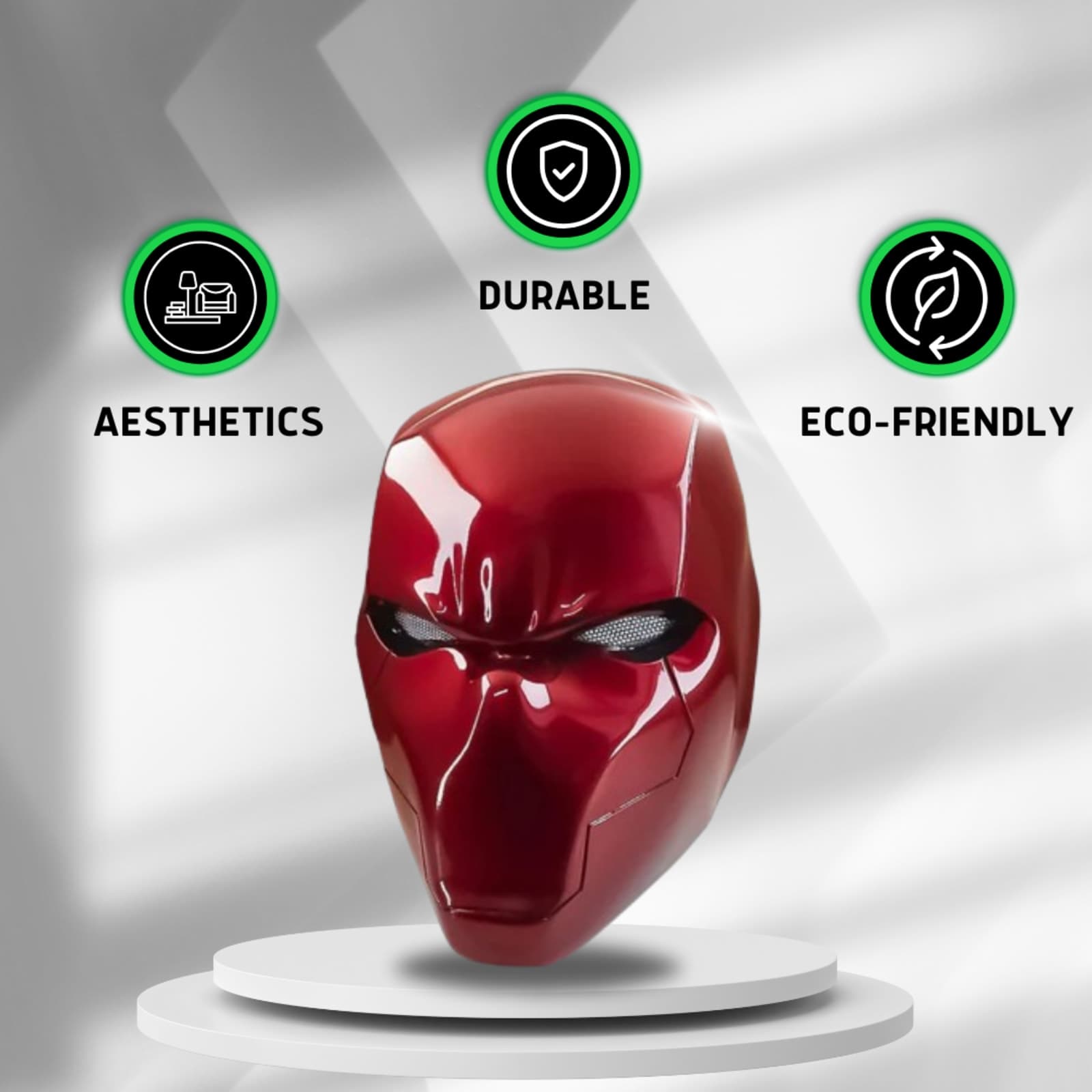 Red Hood Mask – DC Inspired 3D Printed Cosplay Helmet