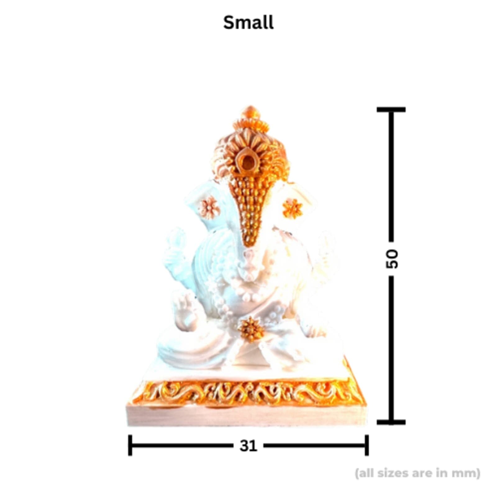 Ivory Ganesha Idol – Lord Ganesha Murti