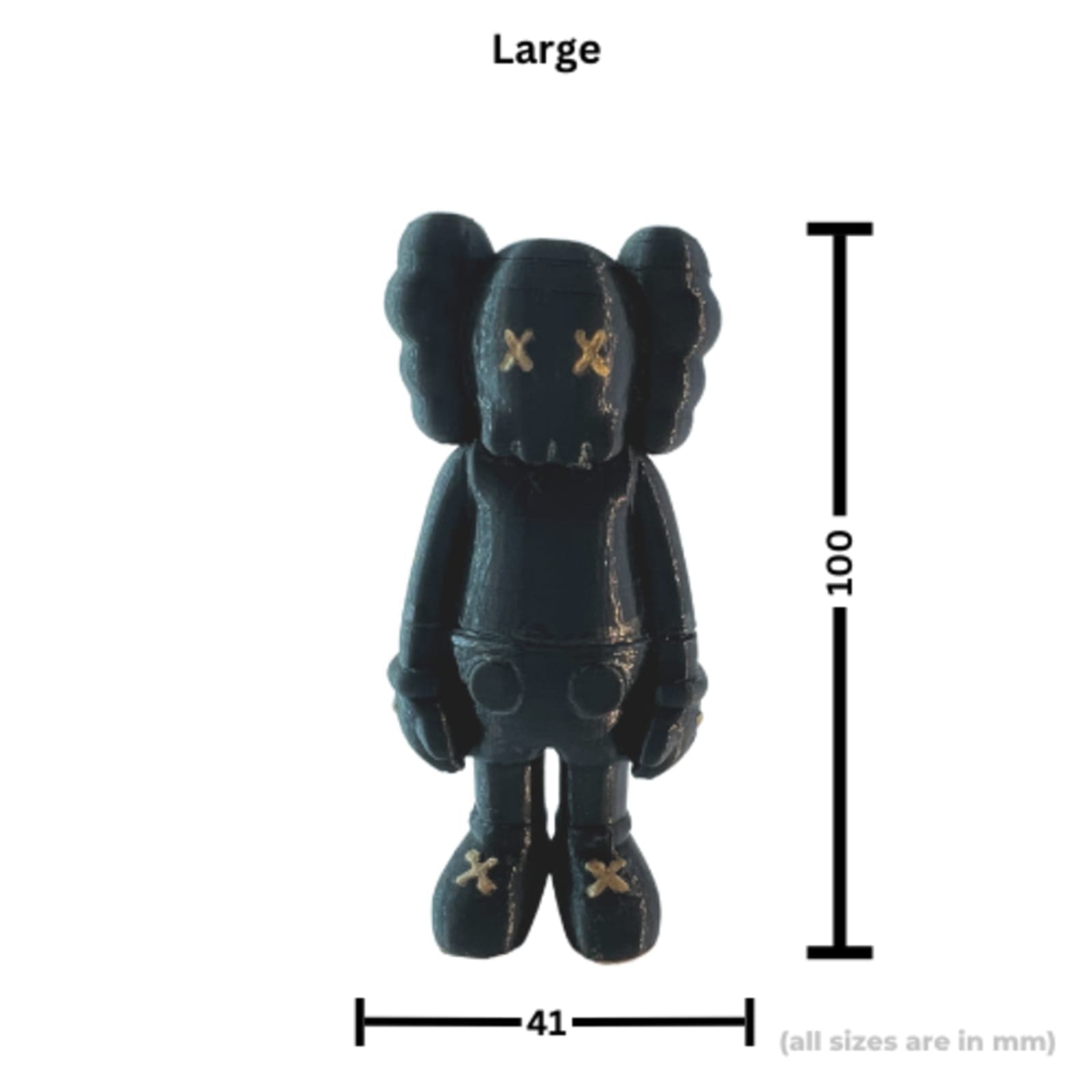 KAWS Style Figure – 3D Printed Designer Art Toy