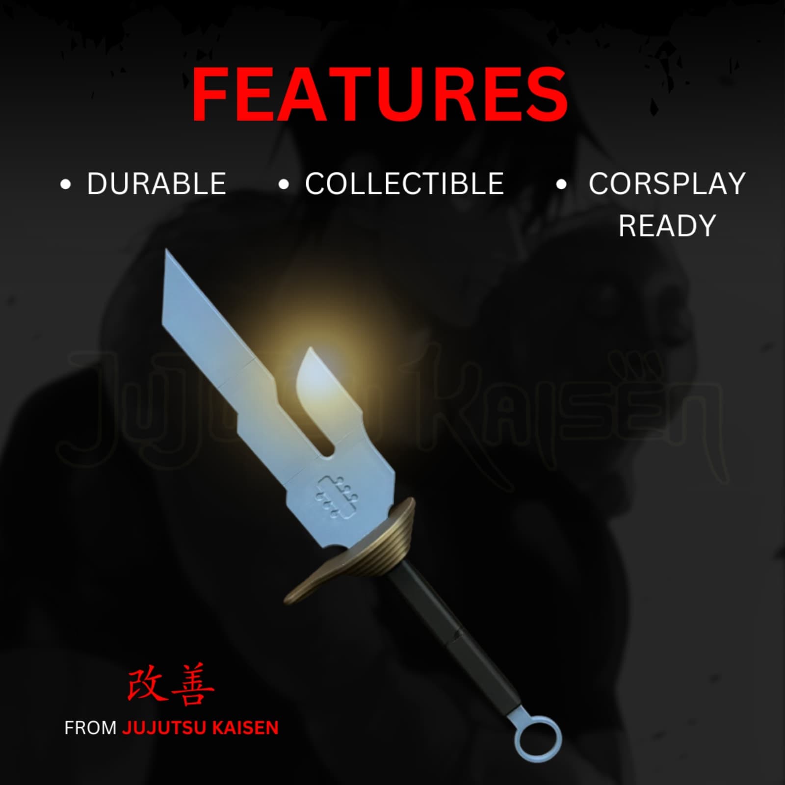 Toji Spear – Jujutsu Kaisen 3D Printed Full-Scale Replica
