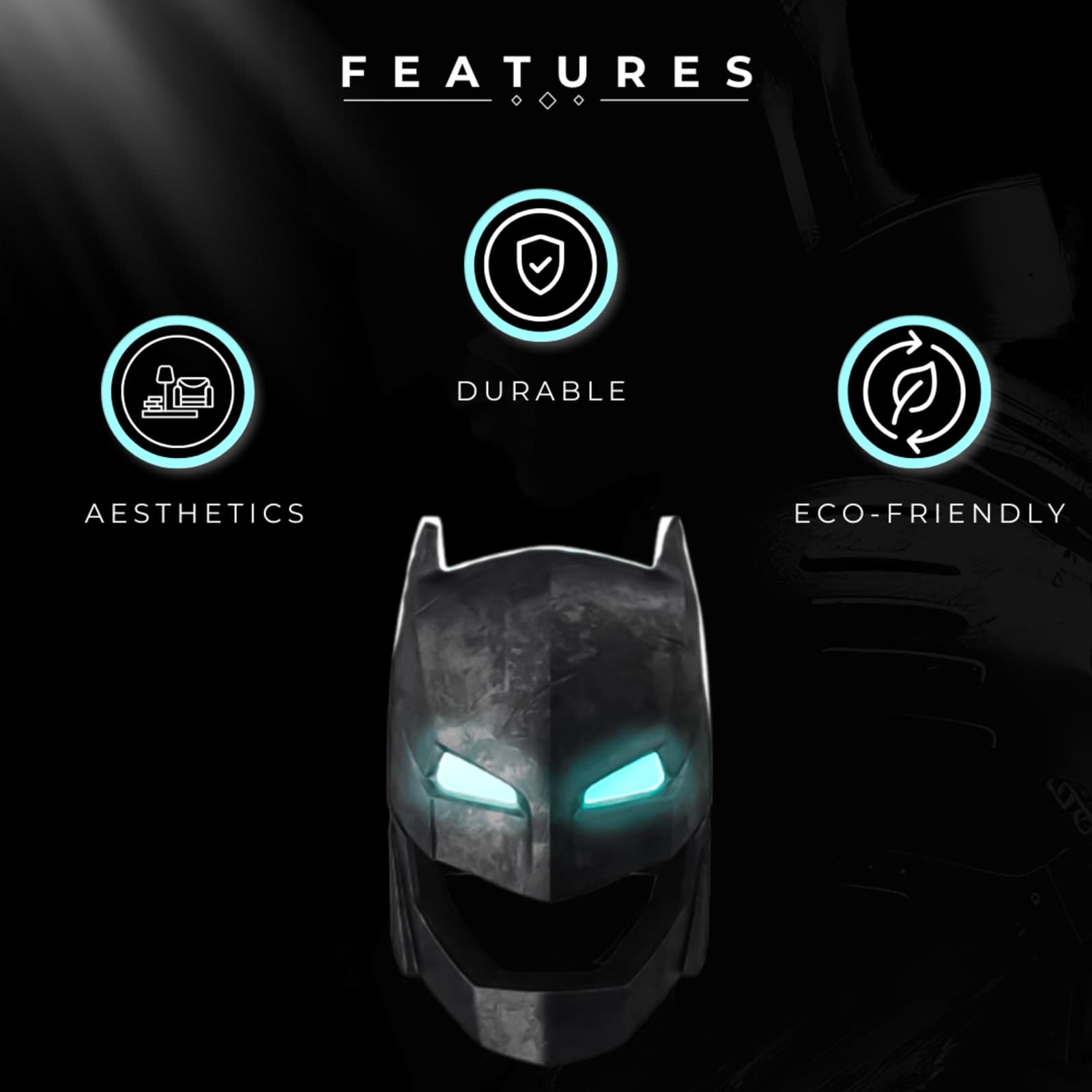 Batman Armored Mask – Batman v Superman 3D Printed Helmet