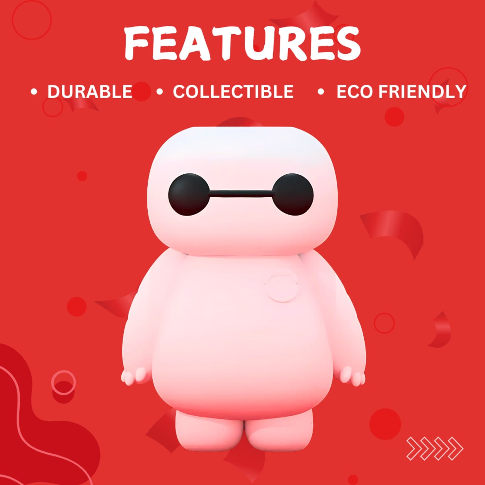 Baymax Figure – Big Hero 6 3D Printed Collectible Statue