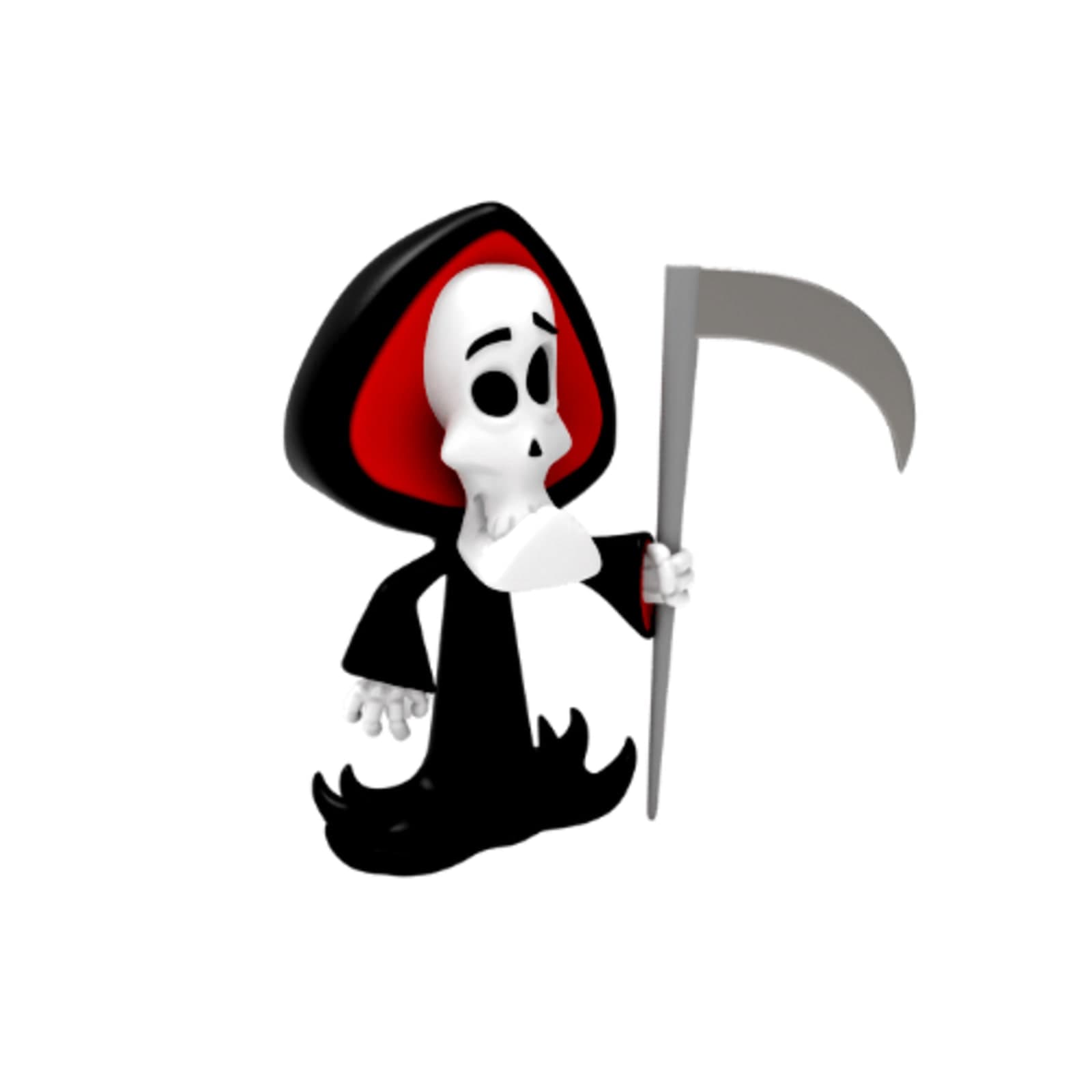 Grim Reaper Figurine – Dark 3D Printed Collectible Statue