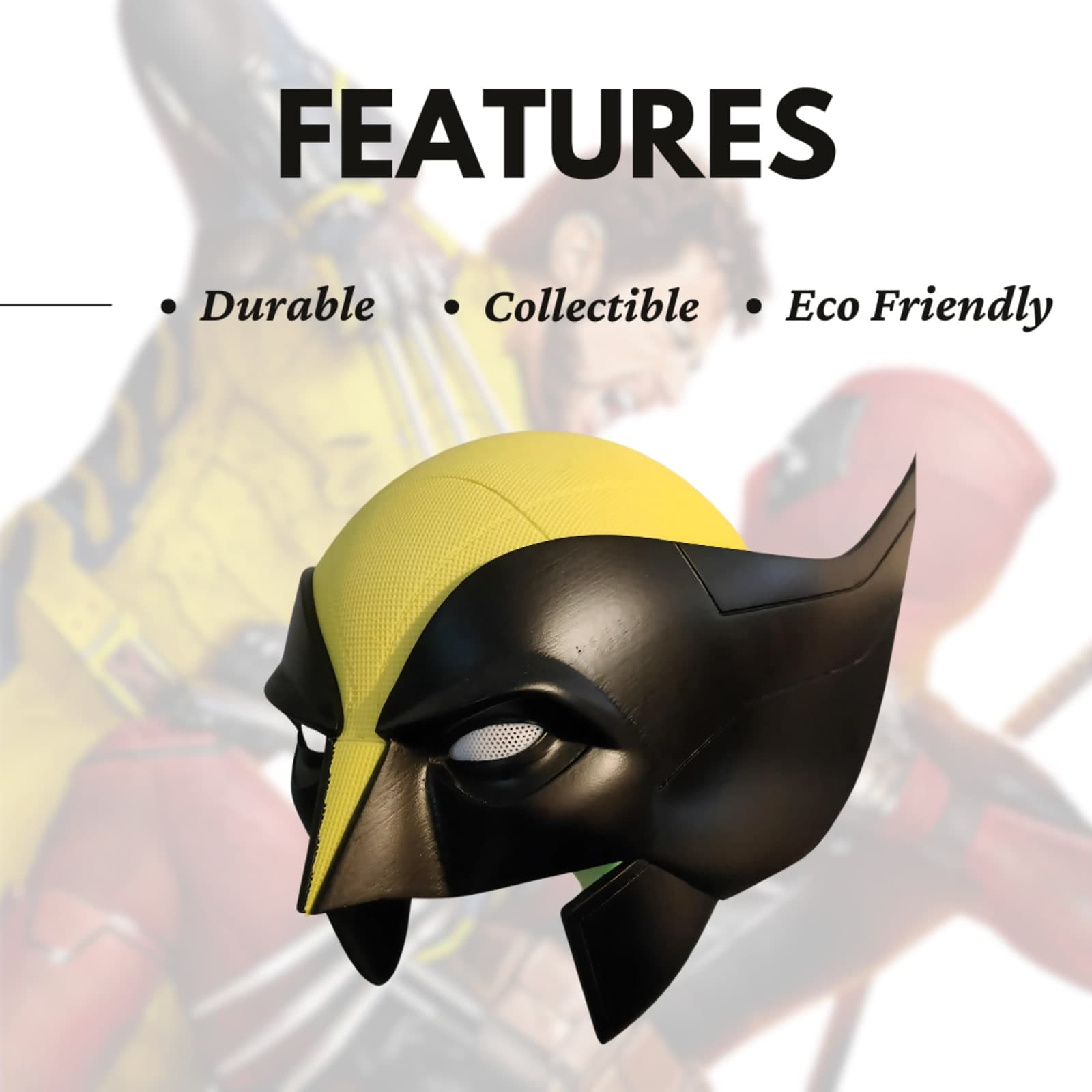 Wolverine Mask – Marvel X-Men Cosplay Helmet