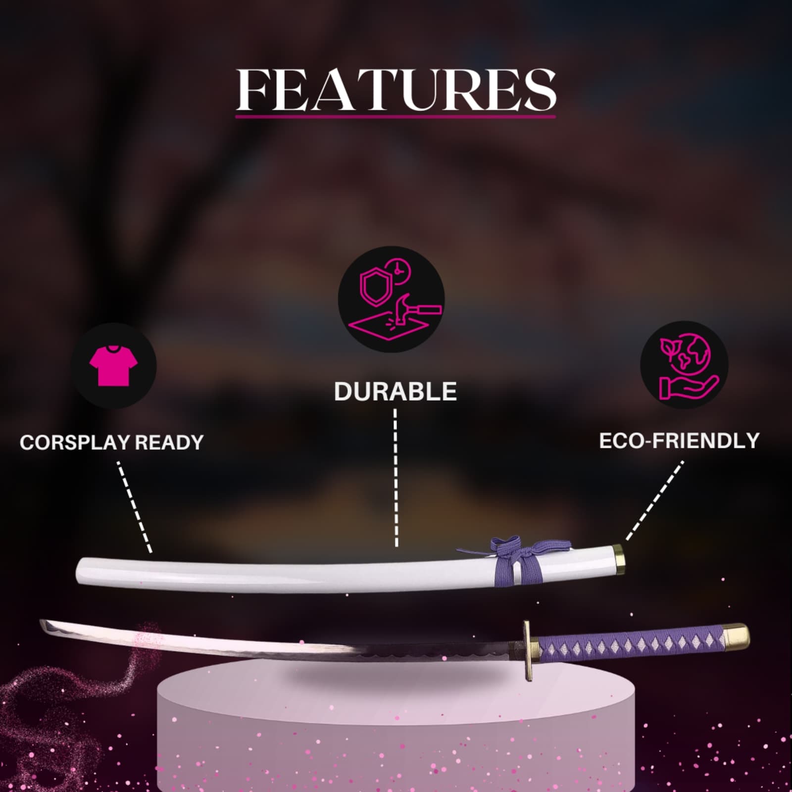 Senbonzakura Katana – Bleach 3D Printed Sword Replica