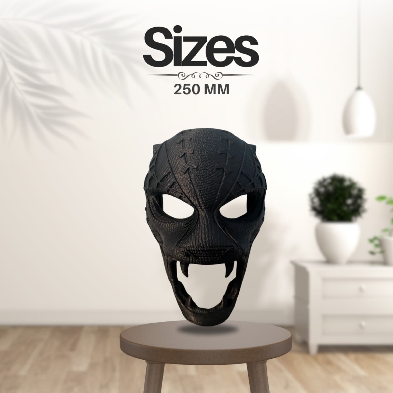 Ceremonial Mask – Handcrafted Style 3D Printed Cultural Décor