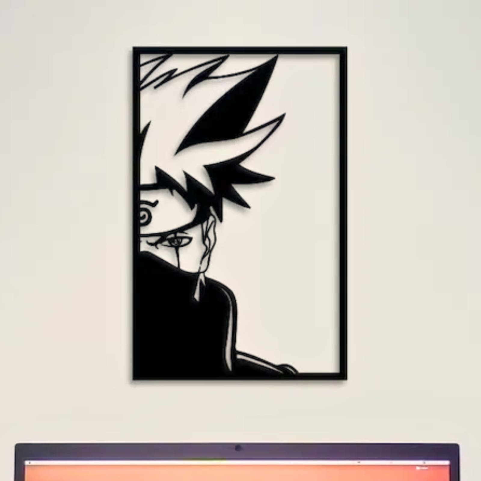 Kakashi Hatake Wall Hanger – Naruto 3D Printed Hook