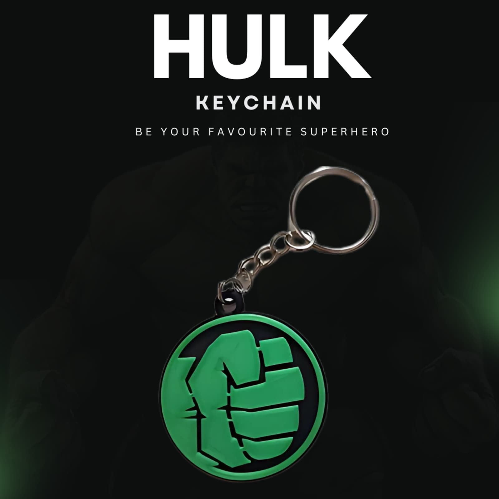 Hulk Smash Fist Keychain – Avengers 3D Printed Mini Charm