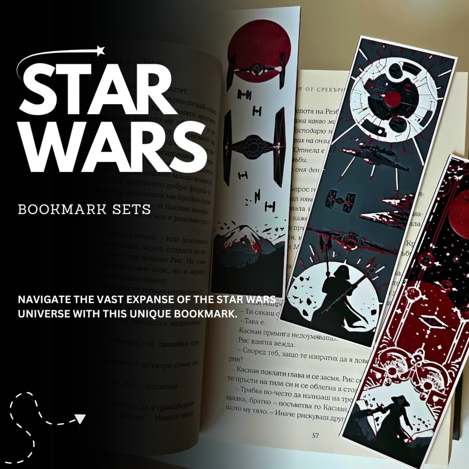 Star Wars Bookmark – 3D Printed Sci-Fi Page Holder