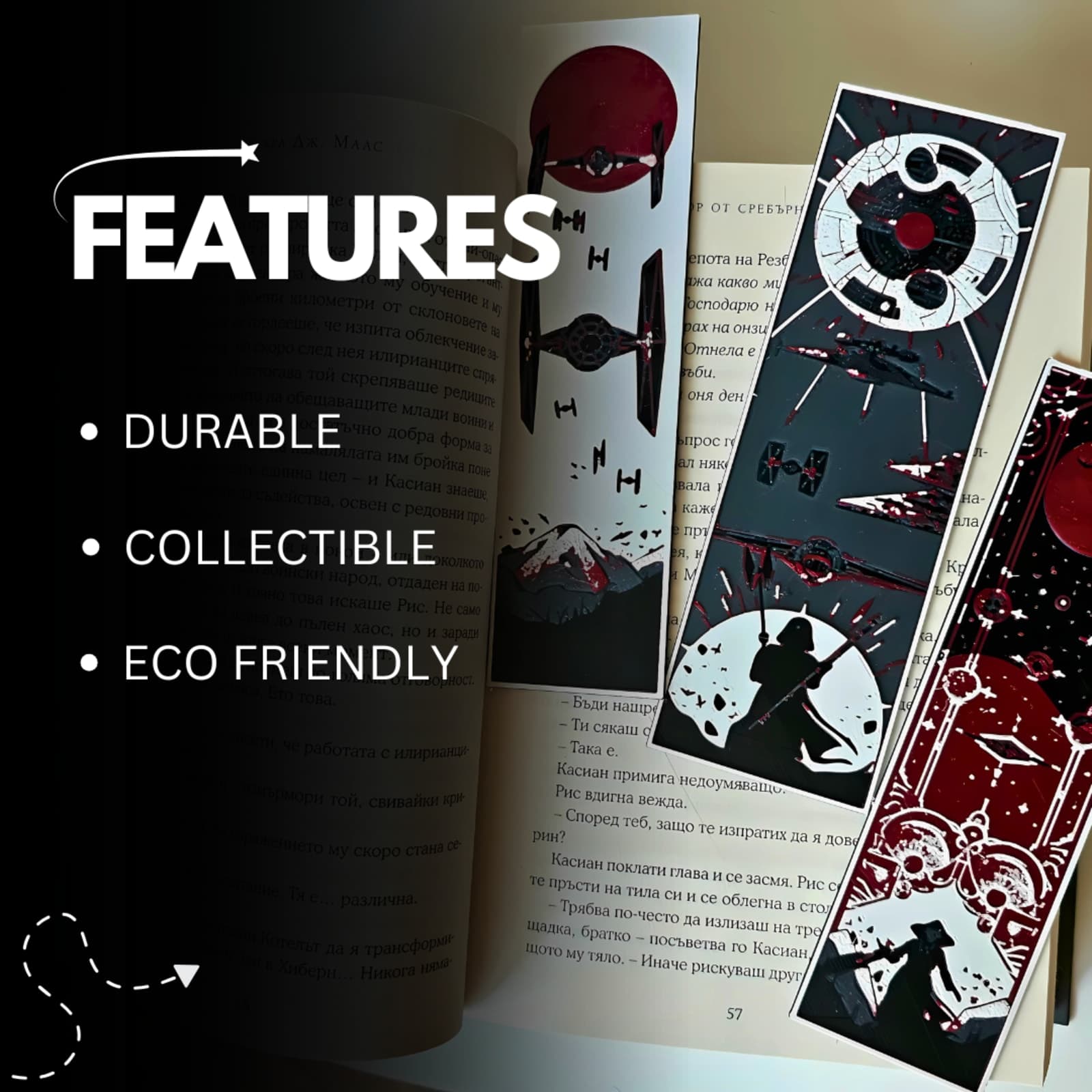 Star Wars Bookmark – 3D Printed Sci-Fi Page Holder