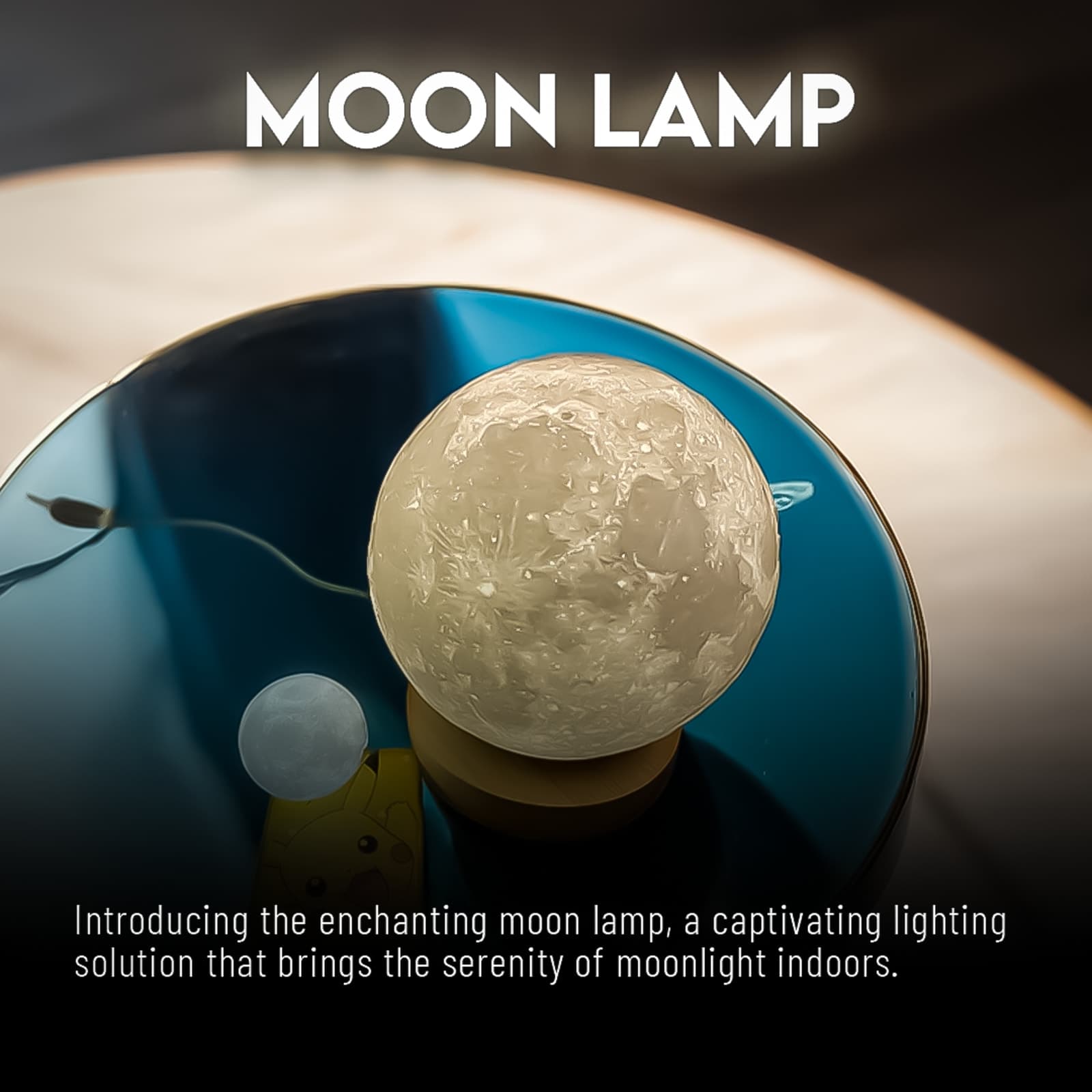 Moon Lamp – 3D Printed Lunar LED Ambient Light